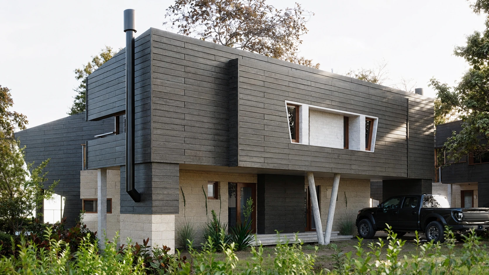 Residential exterior — second view
